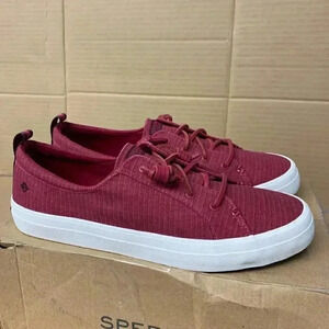 761. New! Sperry Crest Vibe Cotton Rip Pink-US 12 Men's